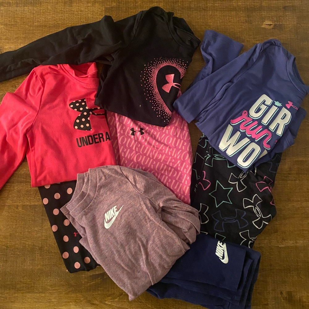 Lot of Toddler Girl Athletic Outfits